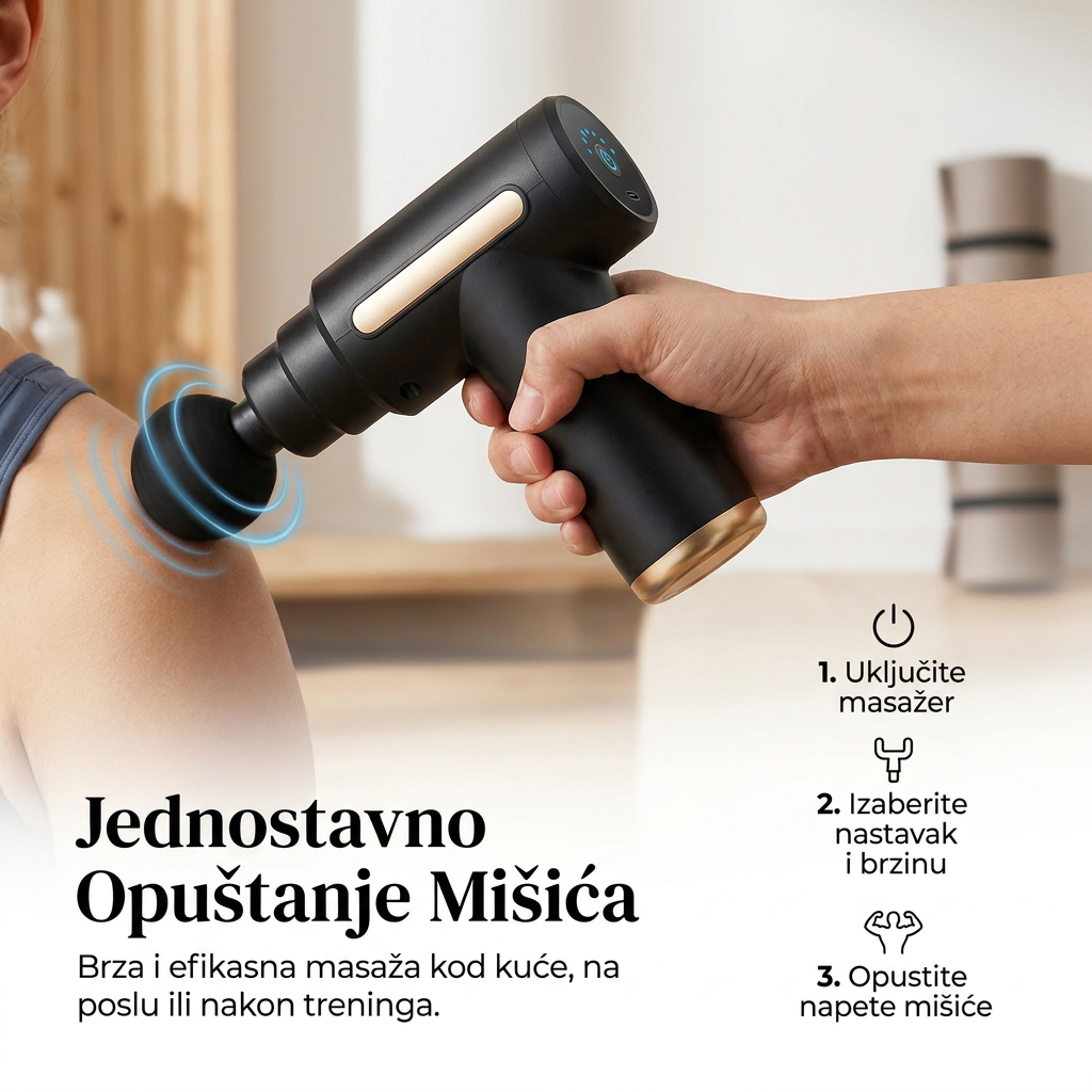 Mini Massage Gun – Bežični Masažer za Mišiće
