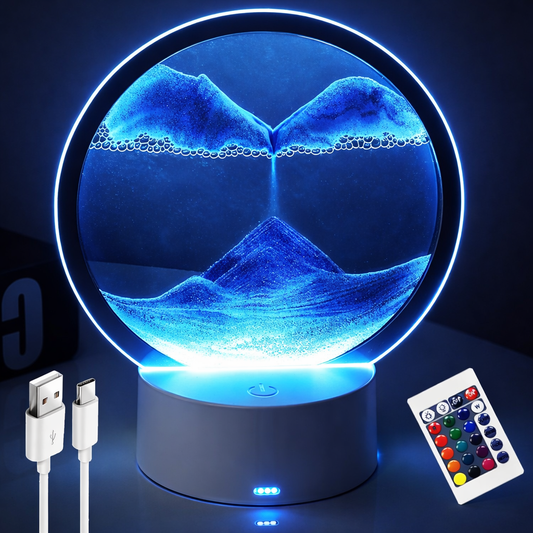 Peščana LED Lampa za Ambijentalno Osvetljenje