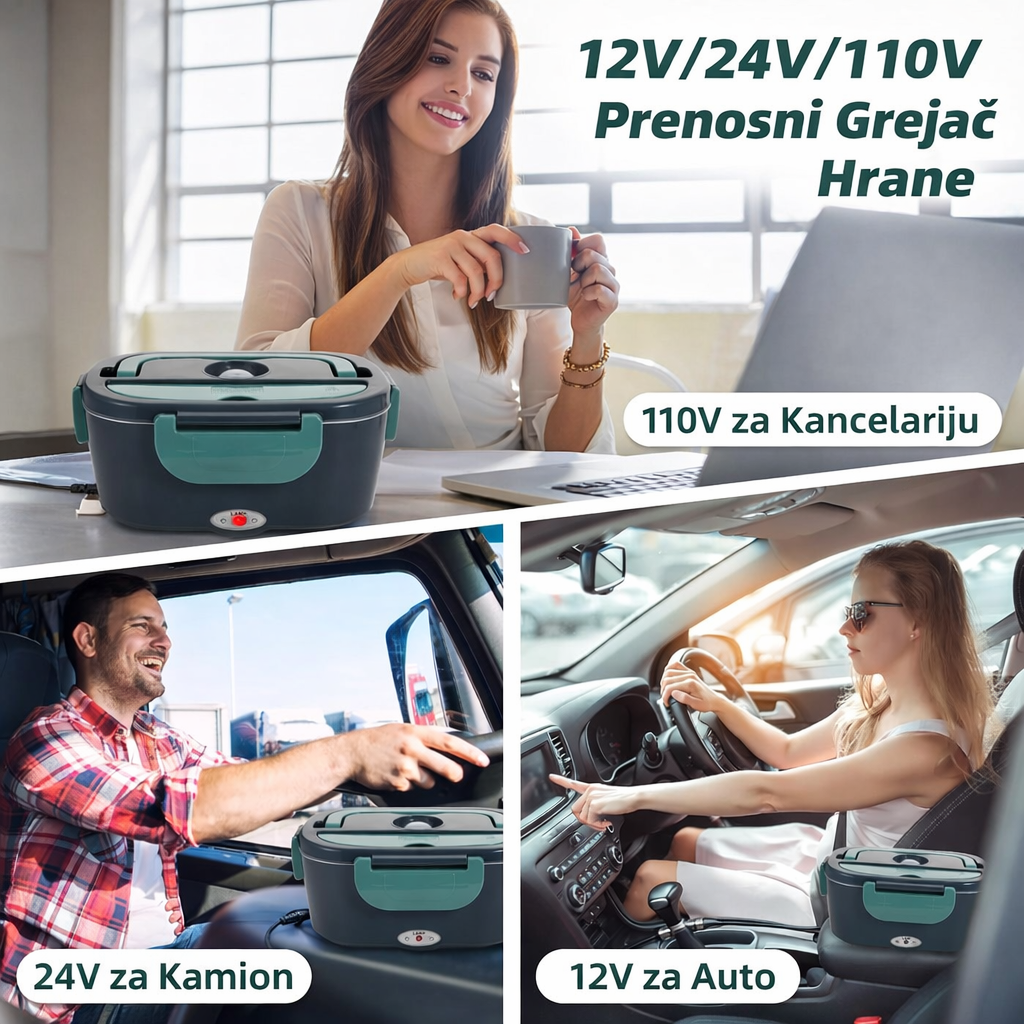 Električna Grejna Posuda za Hranu – Za Kuću i Posao