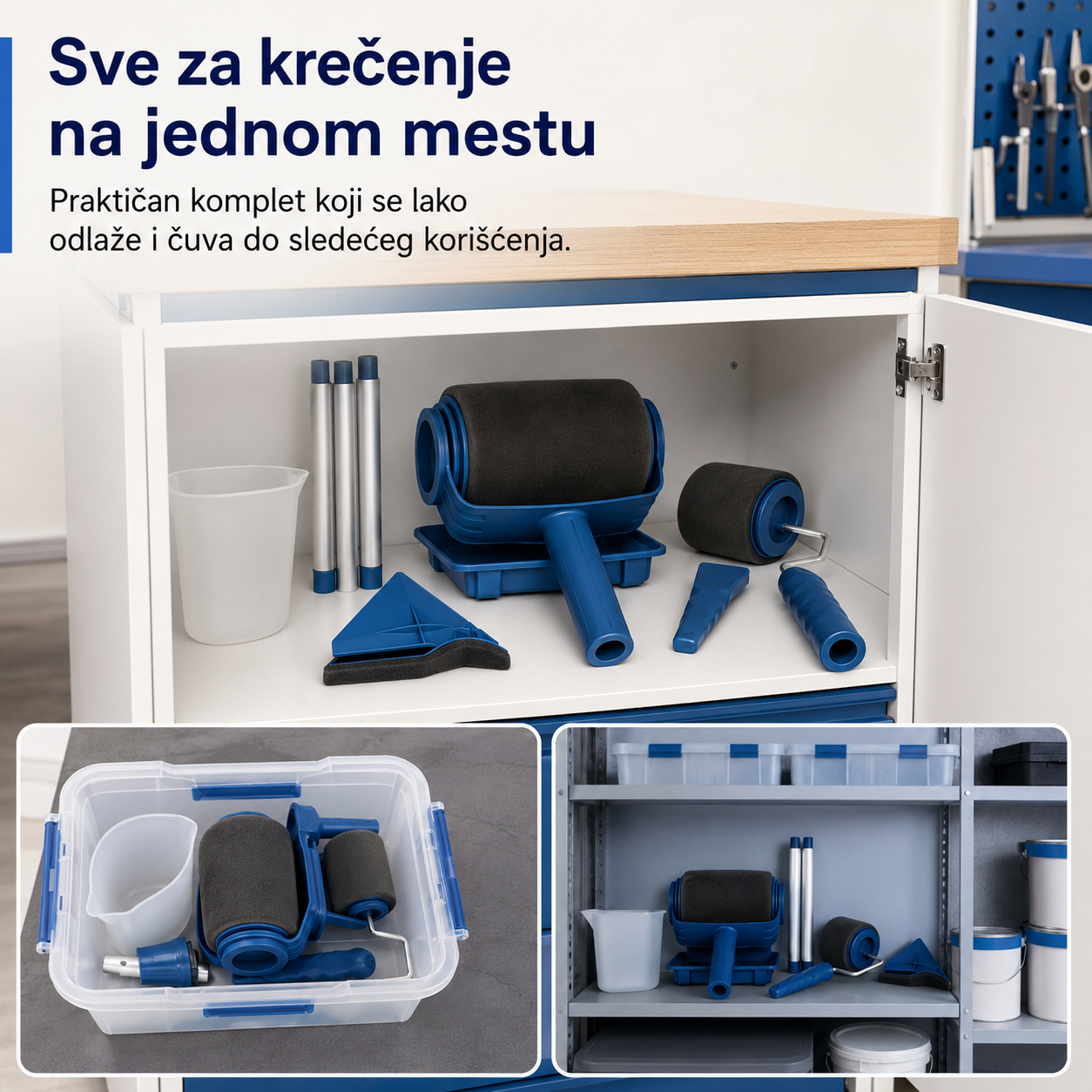 Valjak za krečenje 5u1