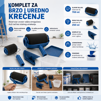 Valjak za krečenje 5u1