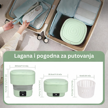 Prenosiva Električna Mašina za Pranje Veša 9L