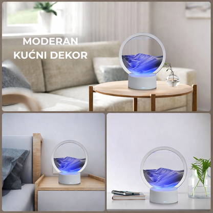 Peščana LED Lampa za Ambijentalno Osvetljenje