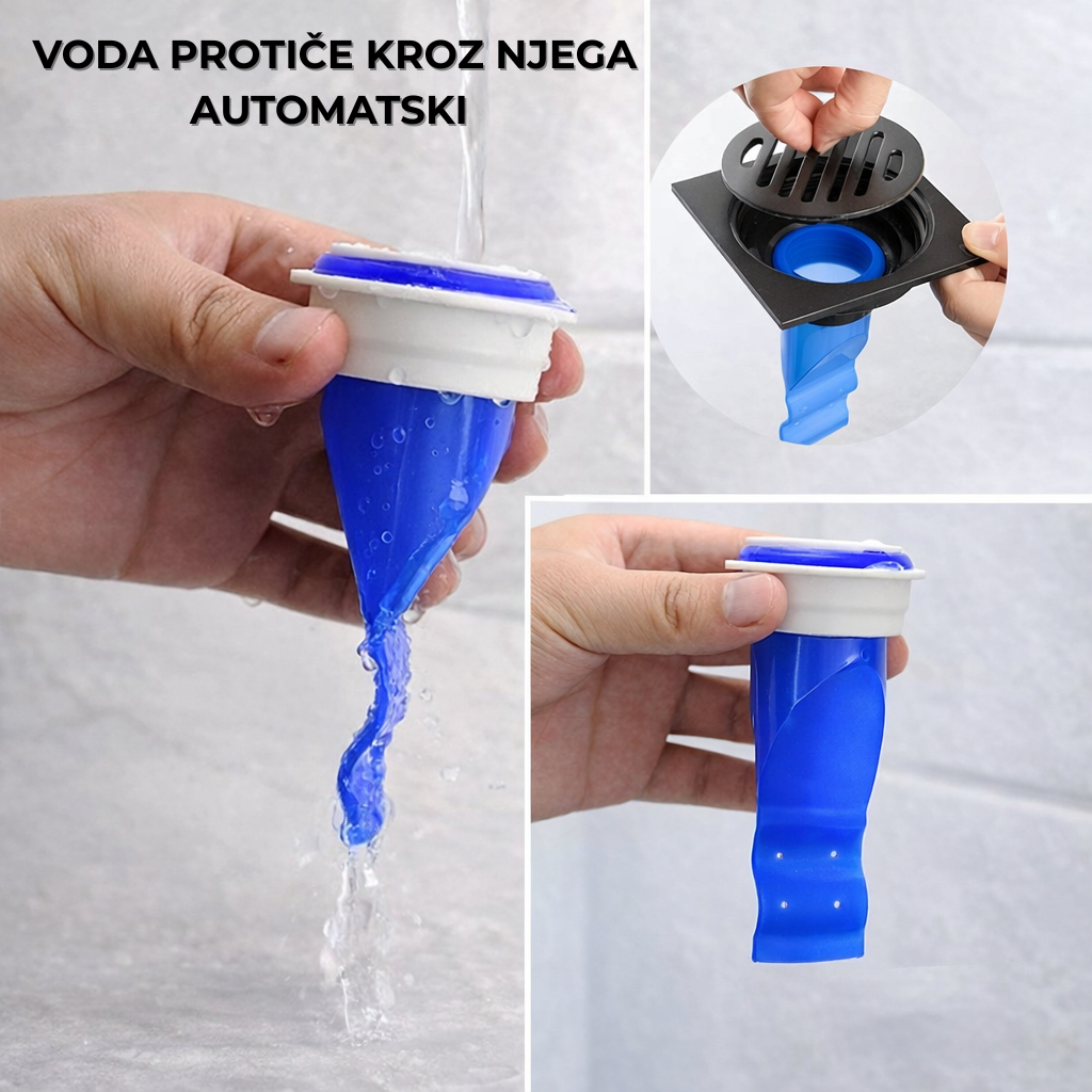 Silikonski Filter za Odvod (4 KOMADA) – Protiv Mirisa i Insekata