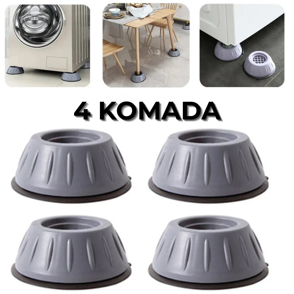 Antivibracioni Podmetači za Smanjenje Vibracija (4 KOMADA)